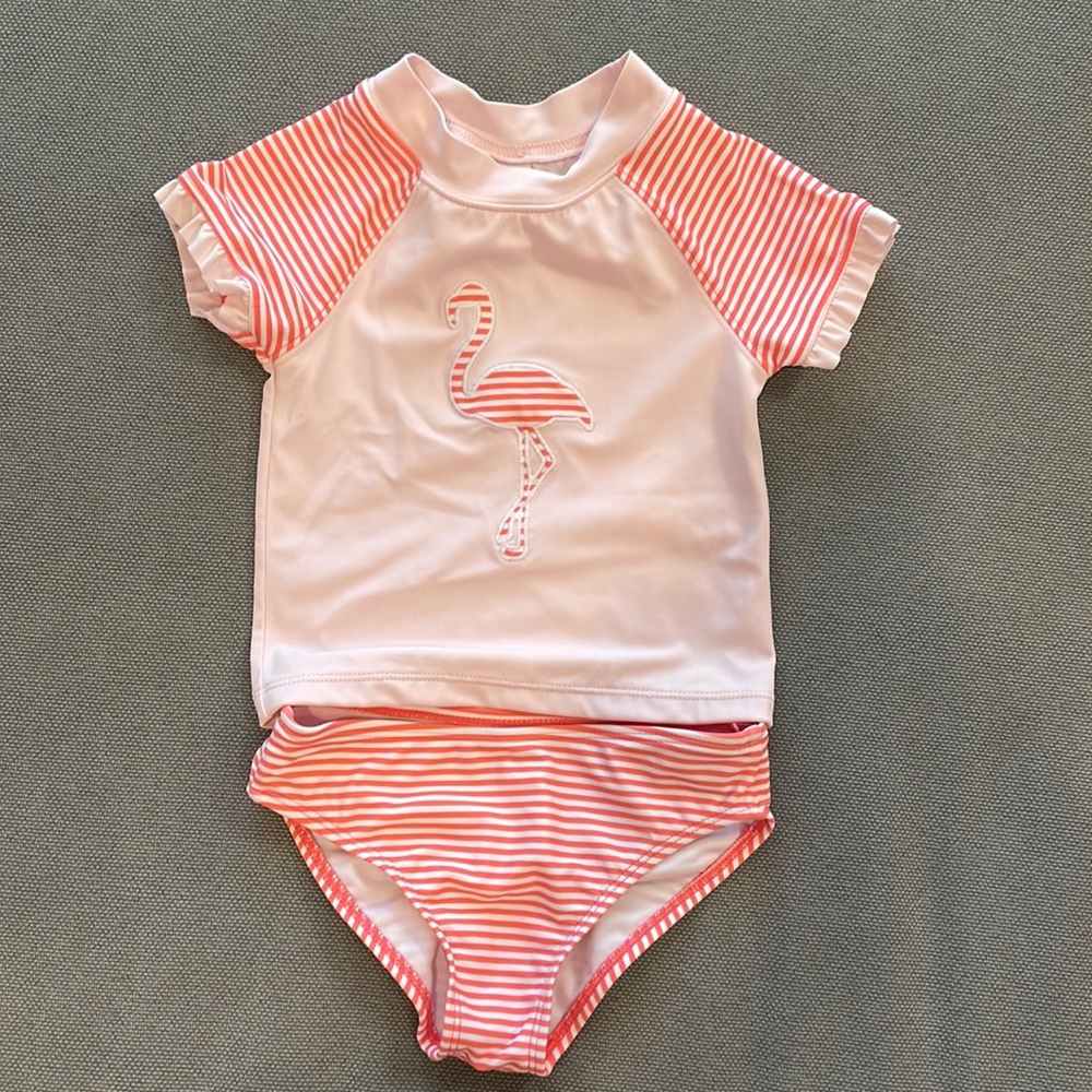 Janie and Jack girls 3T 2-piece swimsuit